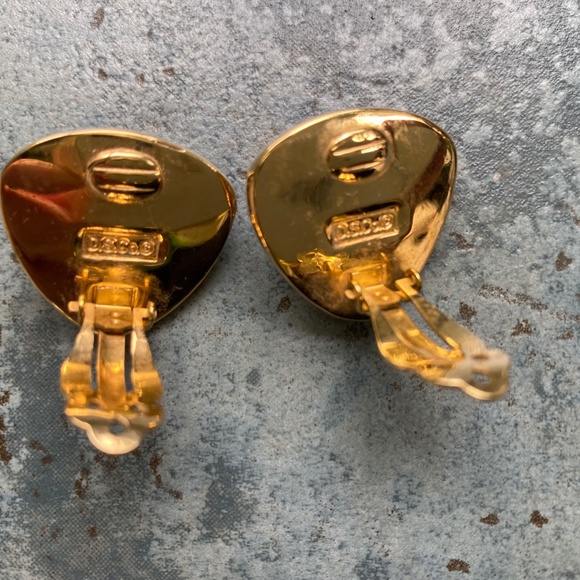 DSC (Daniel Swarovski Company) Rhinestone & Faux Pearl Earrings - Picture 4 of 4